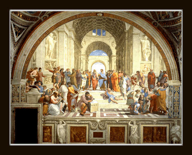 The School of Athens–by Raphael (circa 1510) image001