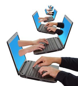 co-writing - social net work concept