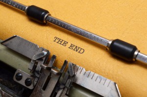 Avoid formatting mistakes - The end text on typewriter