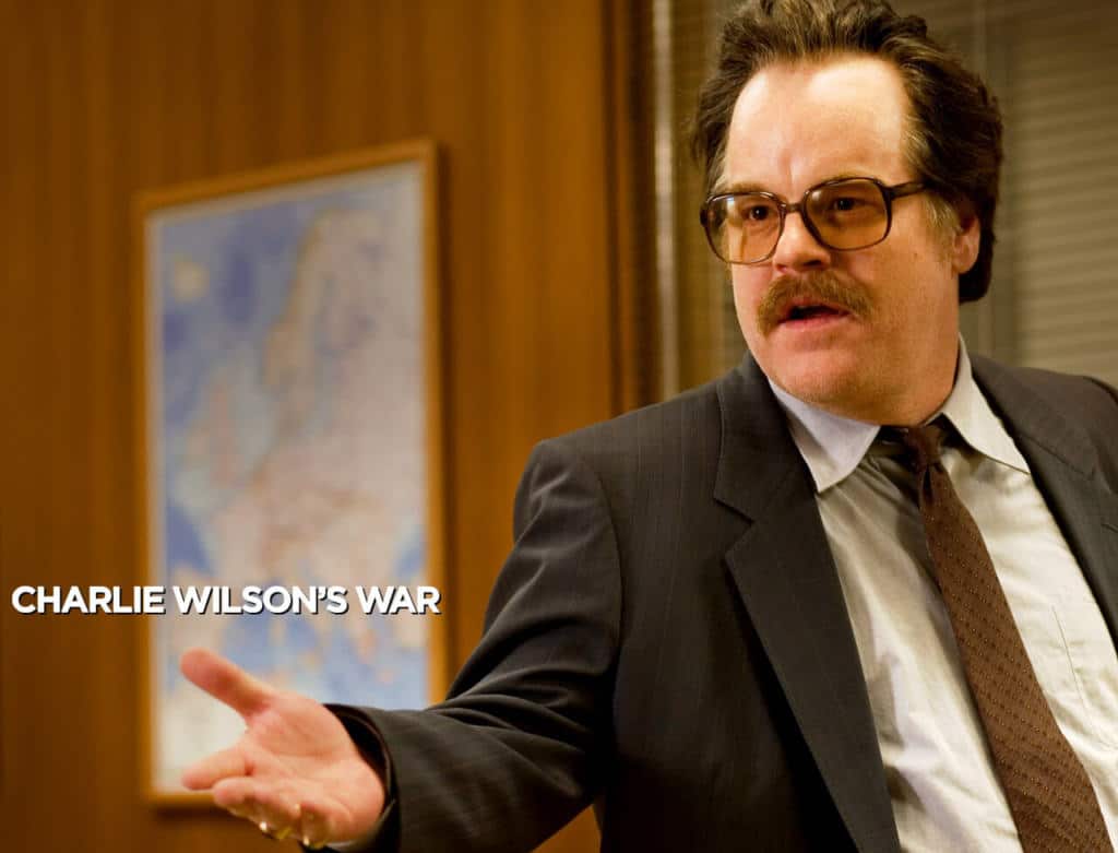 Philip_Seymour_Hoffman - scene structure in charlie wilson's war