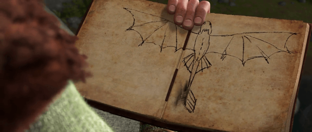 How to train your dragon - Structure - sketch