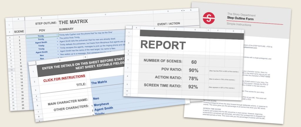 the step outline form - a tool to avoid passive protagonist